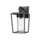 Z-Lite Sheridan 1 Light Outdoor Wall Sconce, Black And Seedy 594S-BK - alternate 1